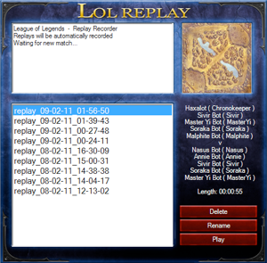 LoL-Replay-Client