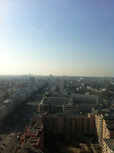 Aussicht in der Cafeteria Skyline