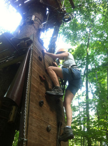Franzi beginnt den zweitschwersten Pakour...