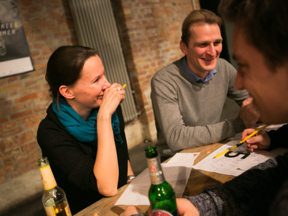 Kneipenquiz in der Waschhaus Arena am 03. Februar 2014, mit Moderator Jakob Lux